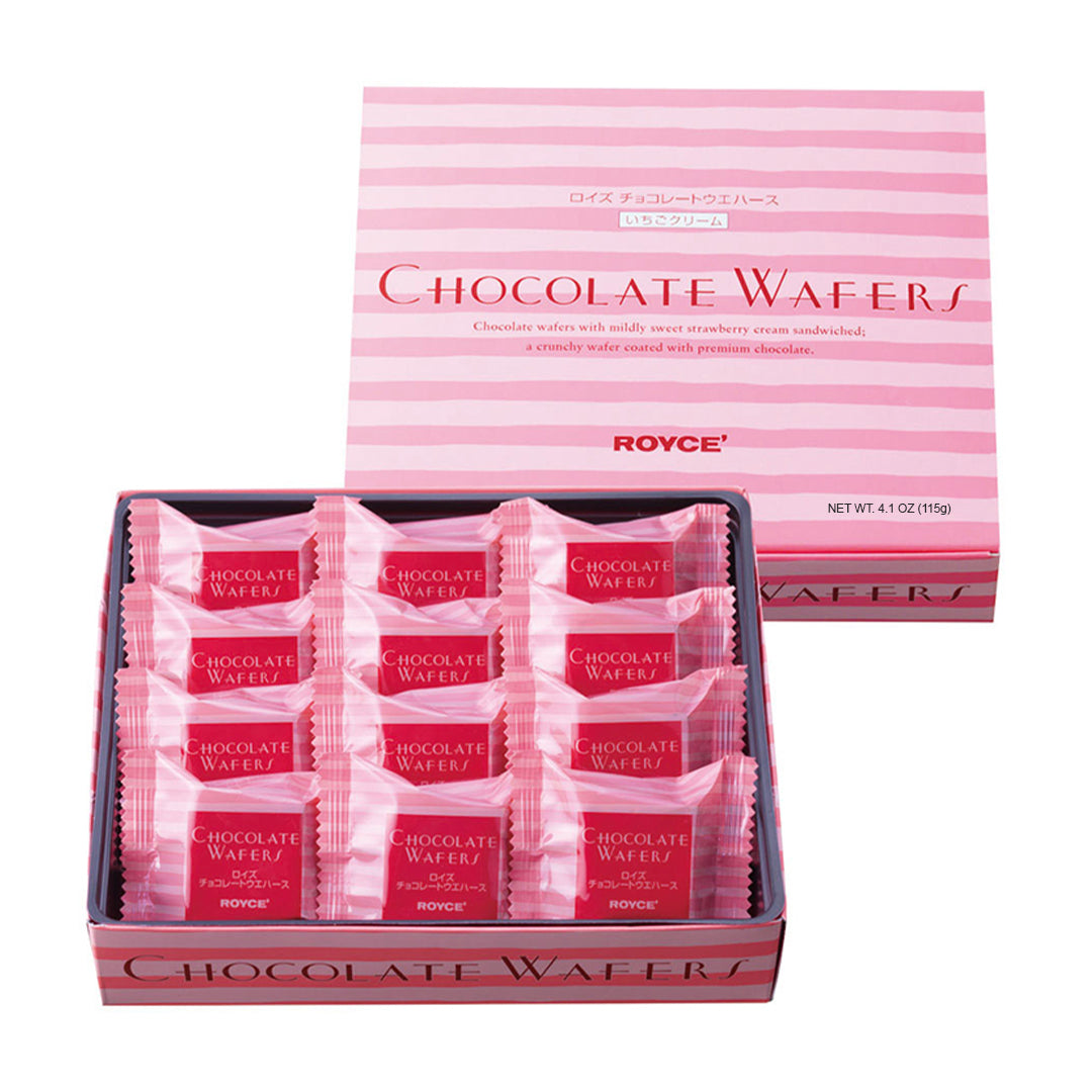 Chocolate Wafers "Strawberry Cream (12 Pcs)"