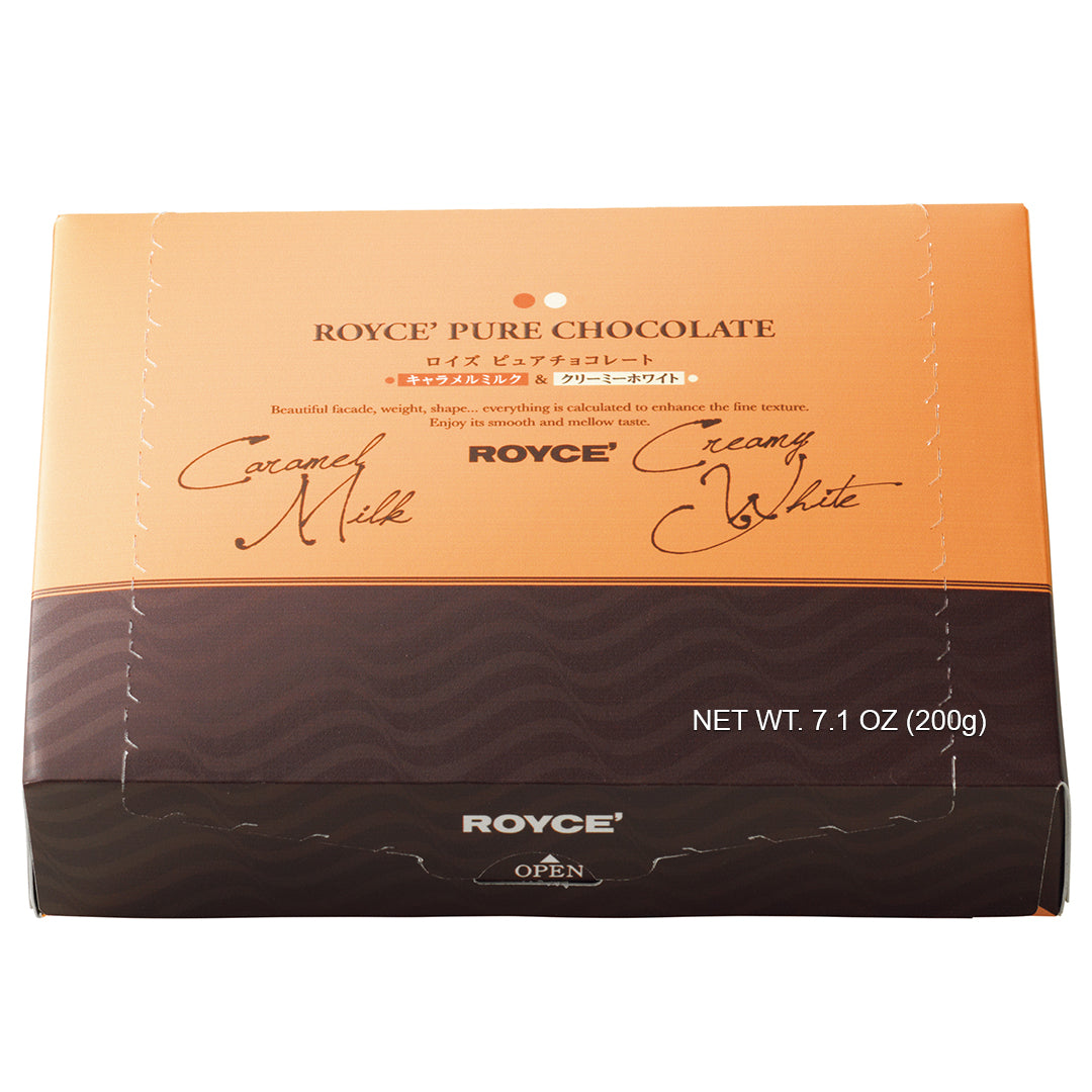 Pure Chocolate "Caramel Milk & Creamy White"