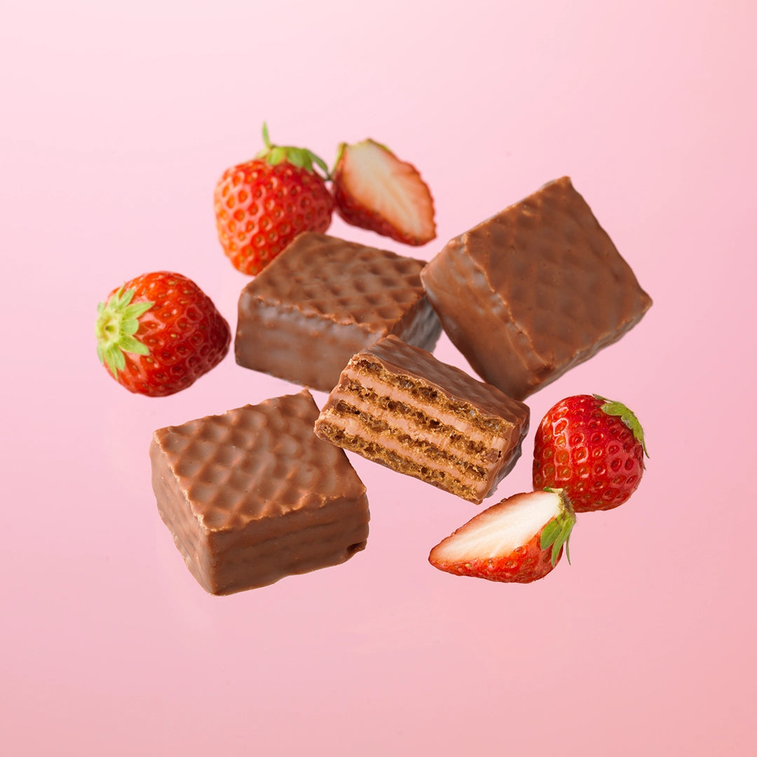 Chocolate Wafers "Strawberry Cream (12 Pcs)"