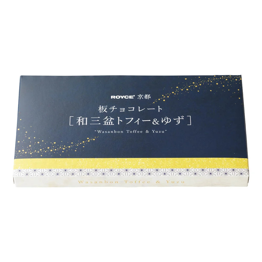 ROYCE' Kyoto Chocolate Bar "Wasanbon Toffee & Yuzu"
