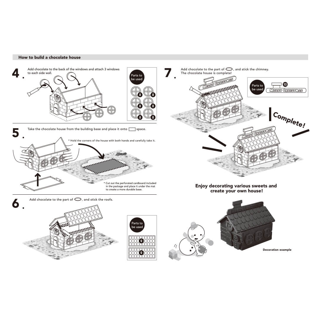 Chocolate No I-E - Instructions for assembly.