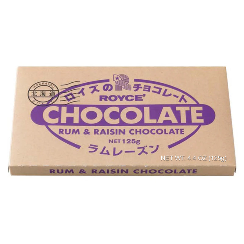 ROYCE' Rum Raisin Chocolate Bar Premium Treat