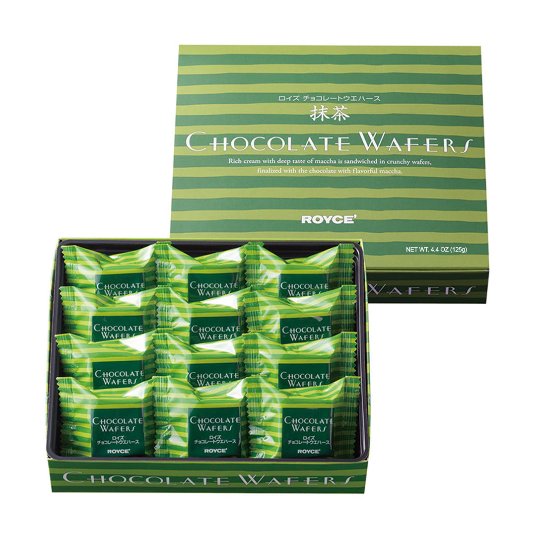 Chocolate Wafers "Matcha (12 Pcs)"