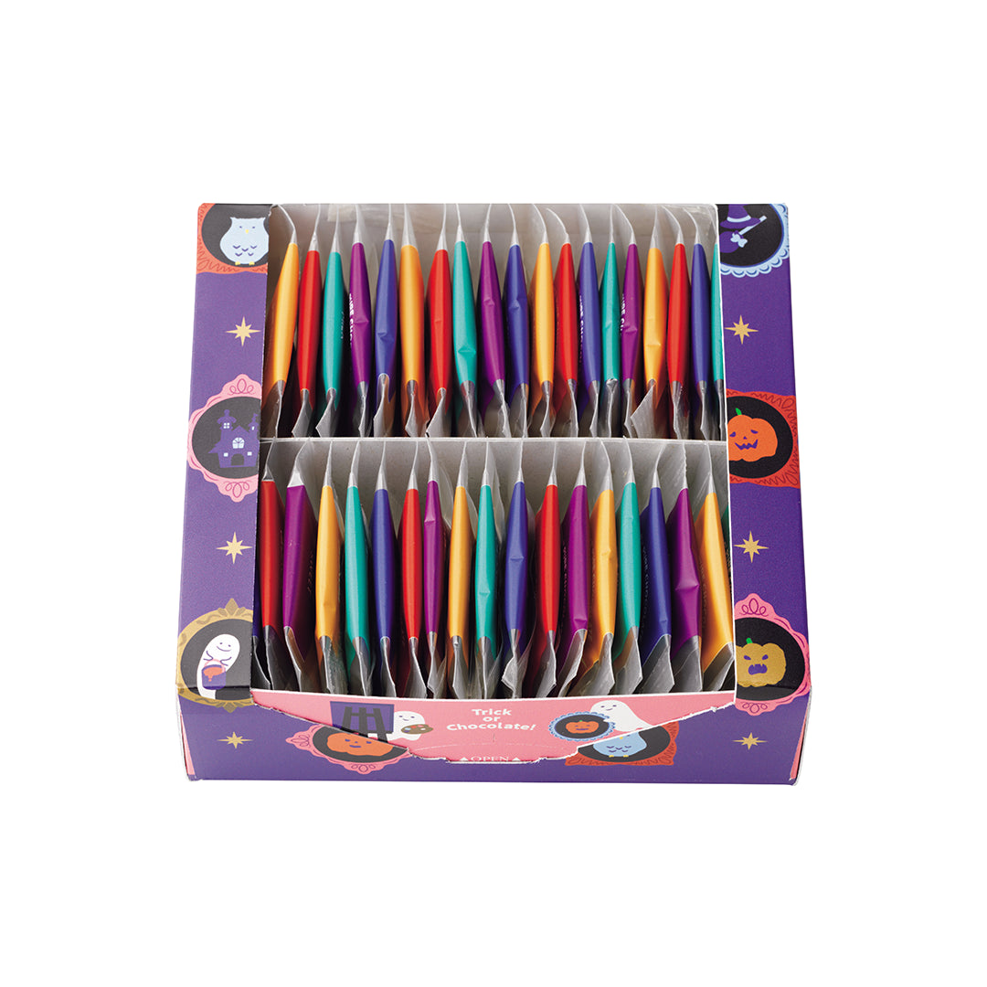ROYCE' Halloween Pure Chocolate - Image shows a printed box with individually-wrapped chocolates inside.