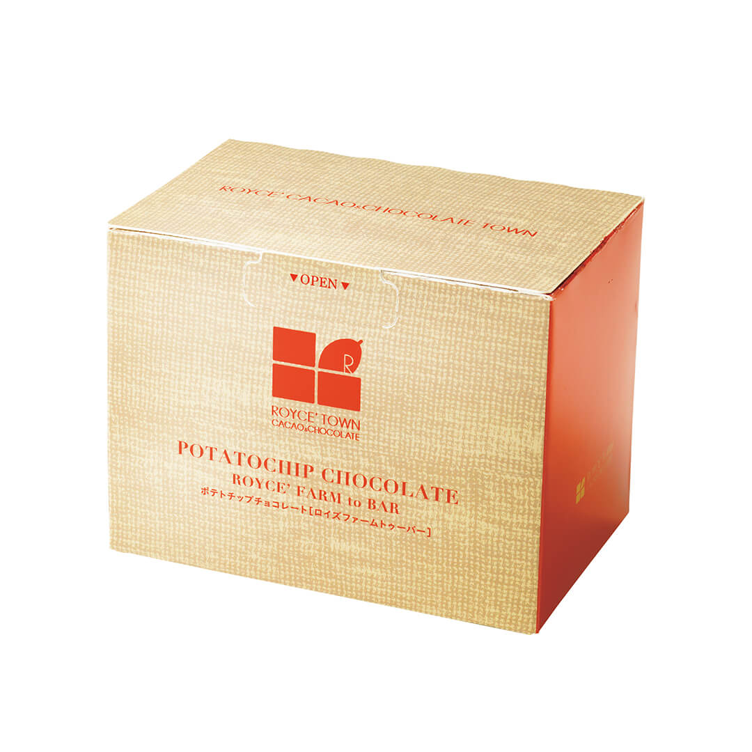 ROYCE' Chocolate - Potatochip Chocolate "ROYCE' Farm to Bar" - Image shows chocolate box.