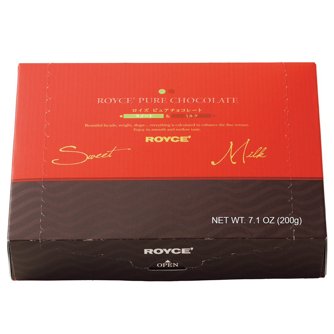 M*定様 ラスト！ROYCE' PURE CHOCOLATEスイートミルク30g ROYCE' Pure Sweet and Milk Chocolate Assortment