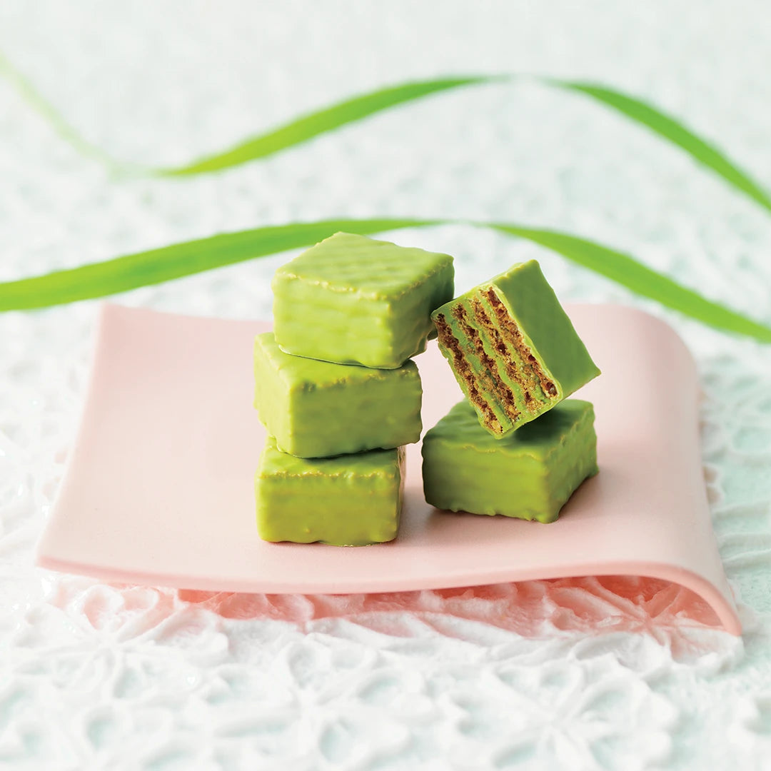 Chocolate Wafers "Matcha (12 Pcs)"