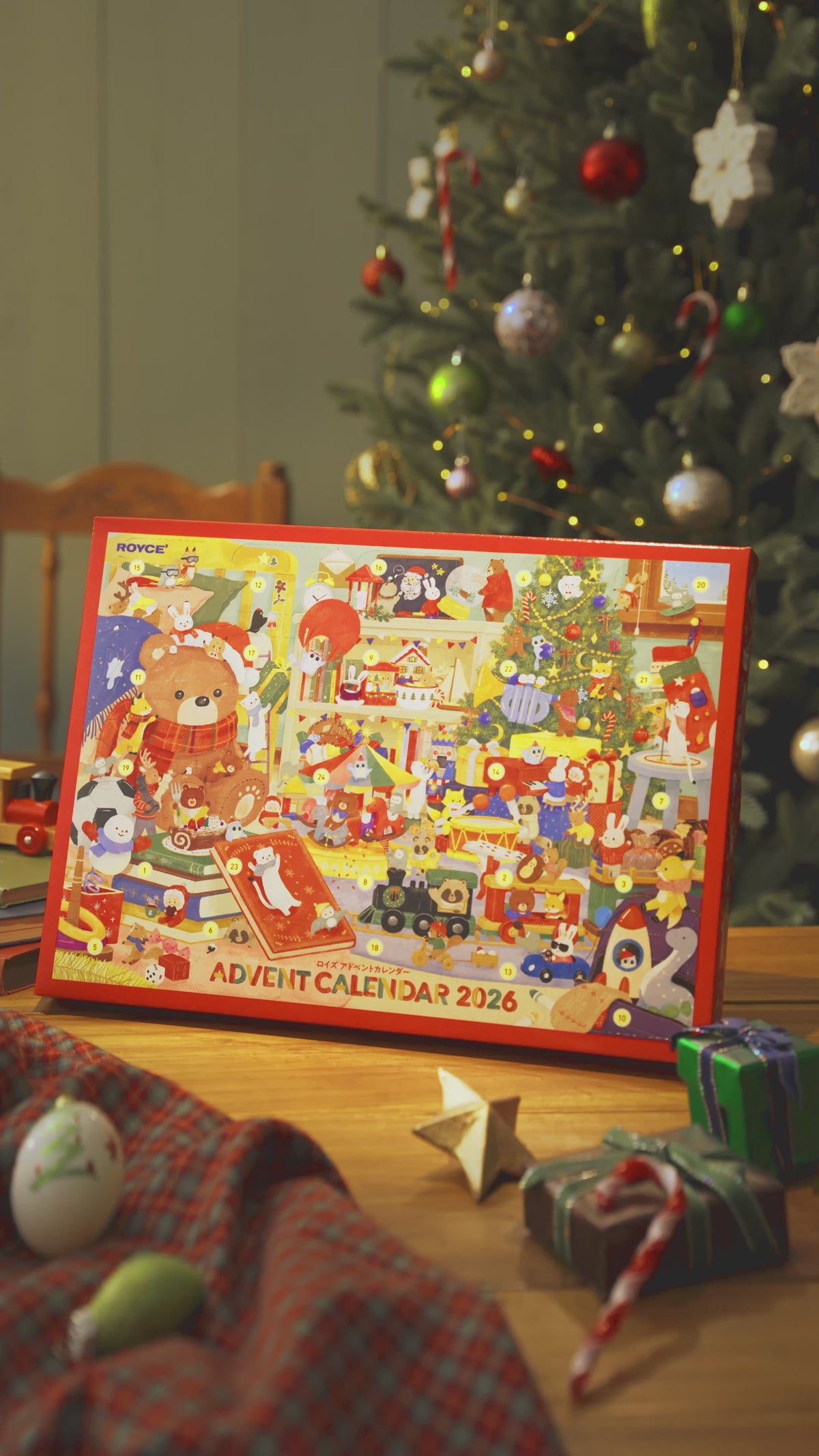 This is a video showing this year's Advent Calendar contents.